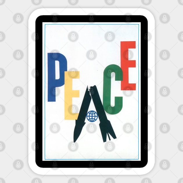 Peace Sticker by Nazar